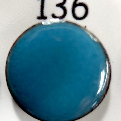 Pearly's Enamel Powder No. 136 Translucent Sky Blue 3oz. (85gr.) Great for torch/kiln/Cloisonné and Wet Packing Enameling