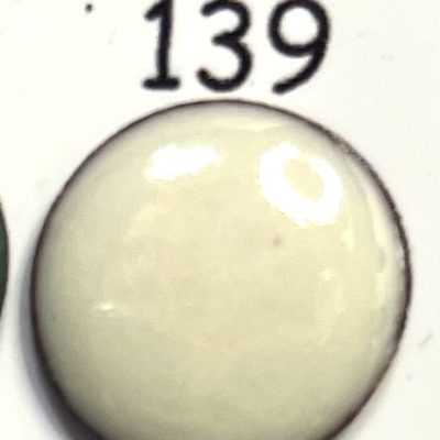 Pearly's Enamel Powder No. 139 Ivory 3oz. (85gr.) Great for torch/kiln/Cloisonné and Wet Packing Enameling