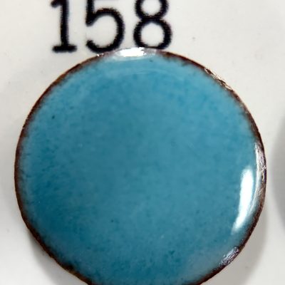 Pearly's Enamel Powder No. 158 Translucent Blue Turquoise 3oz. (85gr.) Great for torch/kiln/Cloisonné and Wet Packing Enameling