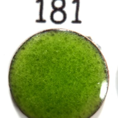 Pearly's Enamel Powder No. 181 Transparent Bright Green  3oz. (85gr.) Great for torch/kiln/Cloisonné and Wet Packing Enameling