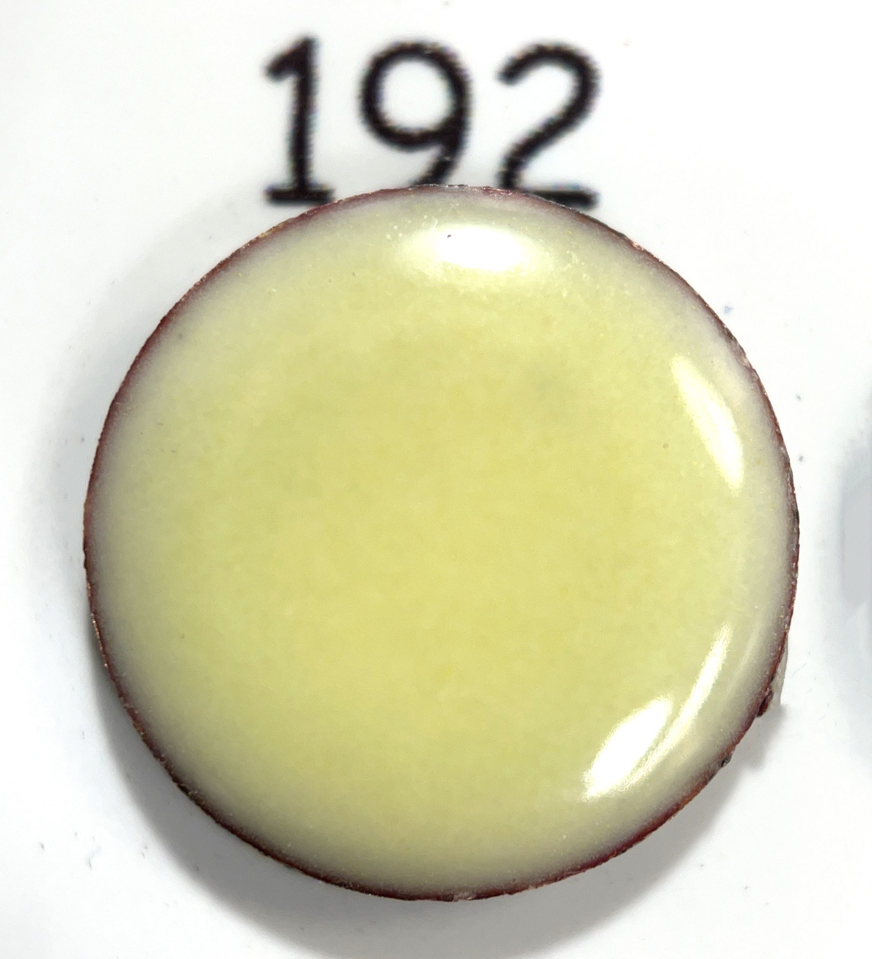 NEW!!! Pearly's Enamel Powder No. 192 Opaque yellow ivory 3oz. (85gr.) Great for torch/kiln/Cloisonné and Wet Packing Enameling