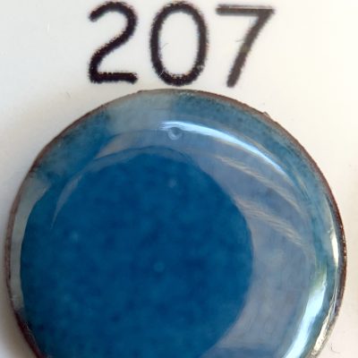 Pearly's Enamel Powder No. 207 Transparent Blue Pool 3oz. (85gr.) Great for torch/kiln/Cloisonné and Wet Packing Enameling