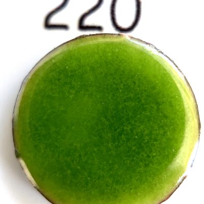 Pearly's Enamel Powder No. 220 Transparent Bean Green 3oz. (85gr.) Great for torch/kiln/Cloisonné and Wet Packing Enameling