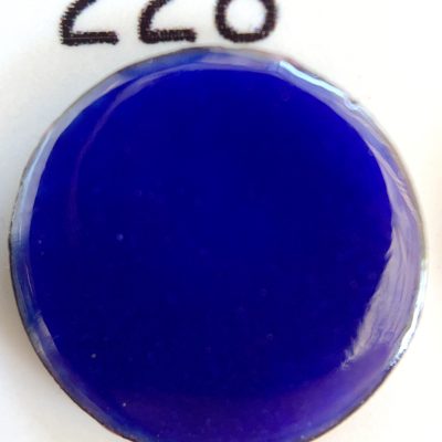 Pearly's Enamel Powder No. 228 Transparent Royal Blue 3oz. (85gr.) Great for torch/kiln/Cloisonné and Wet Packing Enameling