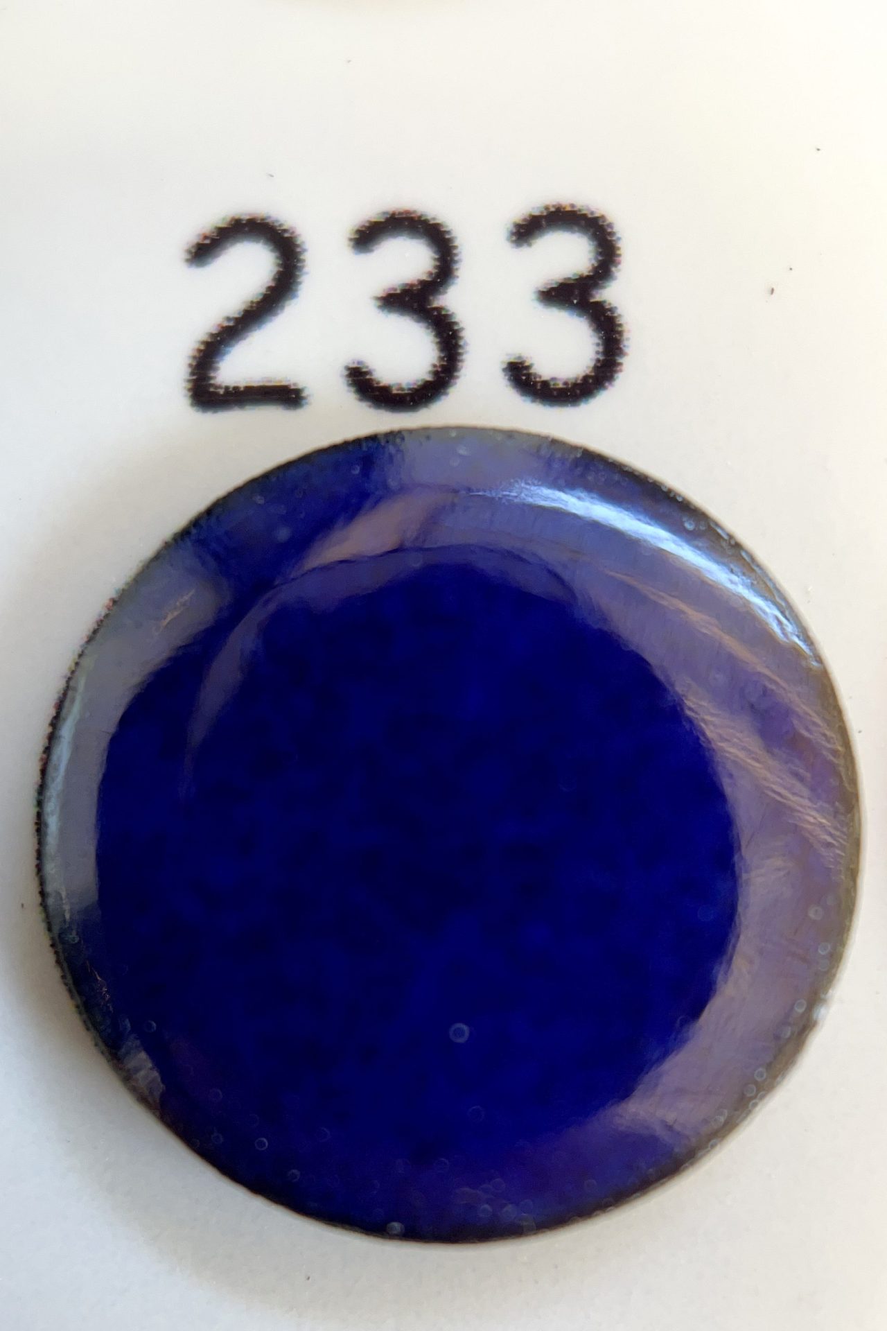 NEW!! Pearly's Enamel Powder No. 233 Opaque midnight 3oz. (85gr.) Great for torch/kiln/Cloisonné and Wet Packing Enameling