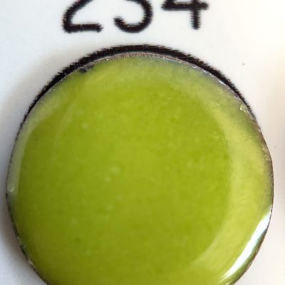 NEW!!! Pearly's Enamel Powder No. 234 Transparent light citric green 3oz. (85gr.) Great for torch/kiln/Cloisonné and Wet Packing Enameling