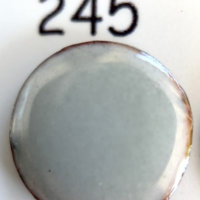 Pearly's Enamel Powder No. 245 Translucent Light Gray 3oz. (85gr.) Great for torch/kiln/Cloisonné and Wet Packing Enameling