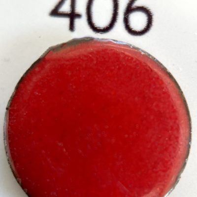 Pearly's Enamel Powder No. 406 Opaque Rich Red Lead Free 3oz. (85gr.) Great for torch/kiln/Cloisonné and Wet Packing Enameling