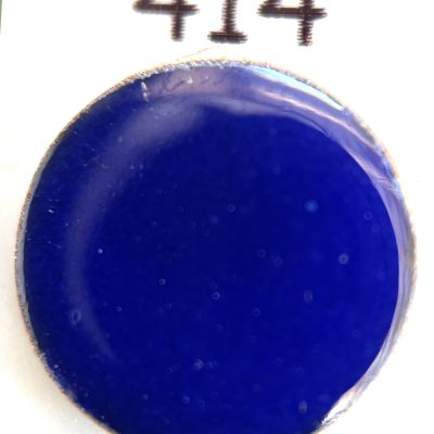 Pearly's Enamel Powder No. 414 Opaque Dark Copper blue 3oz. (85gr.) Great for torch/kiln/Cloisonné and Wet Packing Enameling
