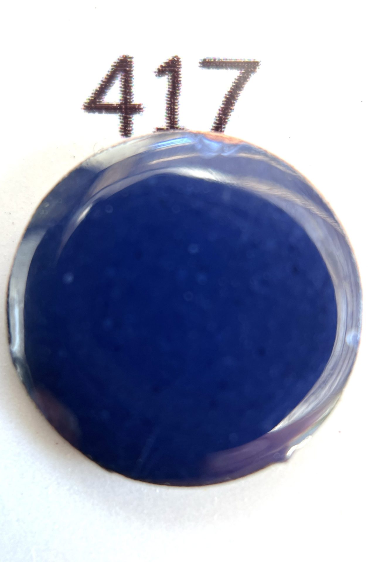 Pearly's Enamel Powder No. 417 Opaque Indigo 3oz. (85gr.) Great for torch/kiln/Cloisonné and Wet Packing Enameling