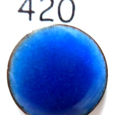 Pearly's Enamel Powder No.  420 Transparent Jewelry light blue 3oz. (85gr.) Great for torch/kiln/Cloisonné and Wet Packing Enameling