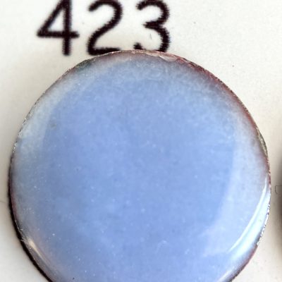 Pearly's Enamel Powder No. 423 Opaque light Sky Blue Lead Free 3oz. (85gr.) Great for torch/kiln/Cloisonné and Wet Packing Enameling