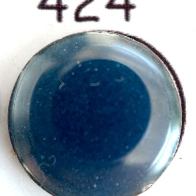 Pearly's Enamel Powder No.  424 Transparent Bright Sea Blue 3oz. (85gr.) Great for torch/kiln/Cloisonné and Wet Packing Enameling