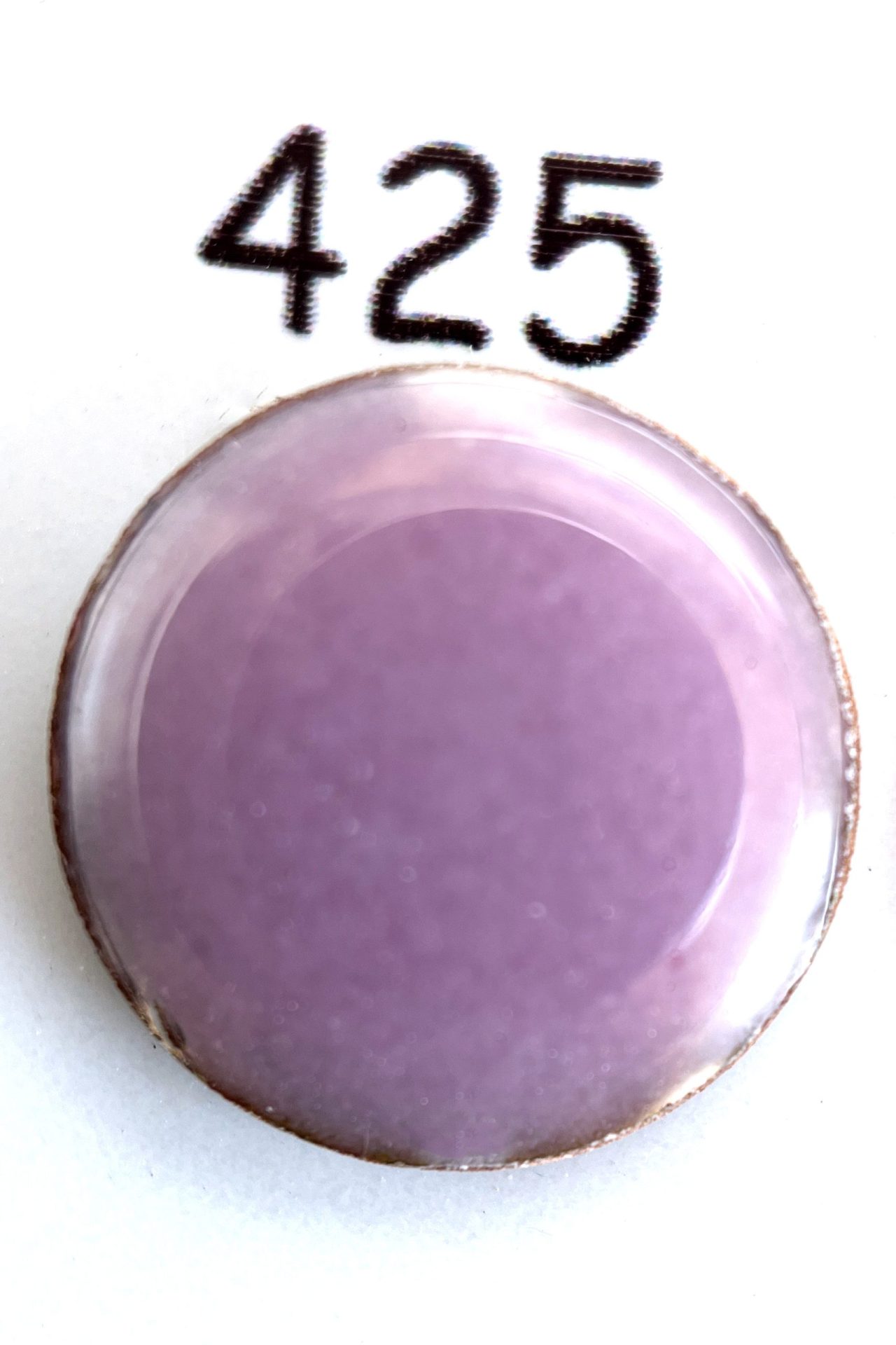 Pearly's Enamel Powder No. 425 Translucent Lilch Snow 3oz. (85gr.) Great for torch/kiln/Cloisonné and Wet Packing Enameling