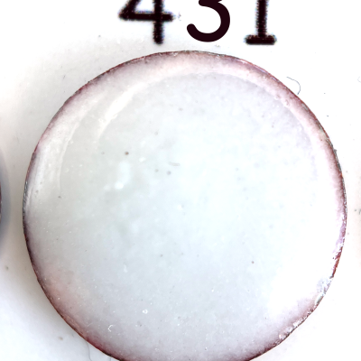 Pearly's Enamel Powder No. 431 Opaque Porcelain Mix White 3oz. (85gr.) Great for torch/kiln/Cloisonné and Wet Packing Enameling