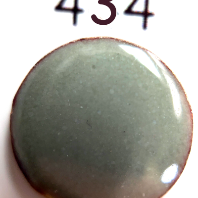 Pearly's Enamel Powder No.  434 Light Gray 3oz. (85gr.) Great for torch/kiln/Cloisonné and Wet Packing Enameling