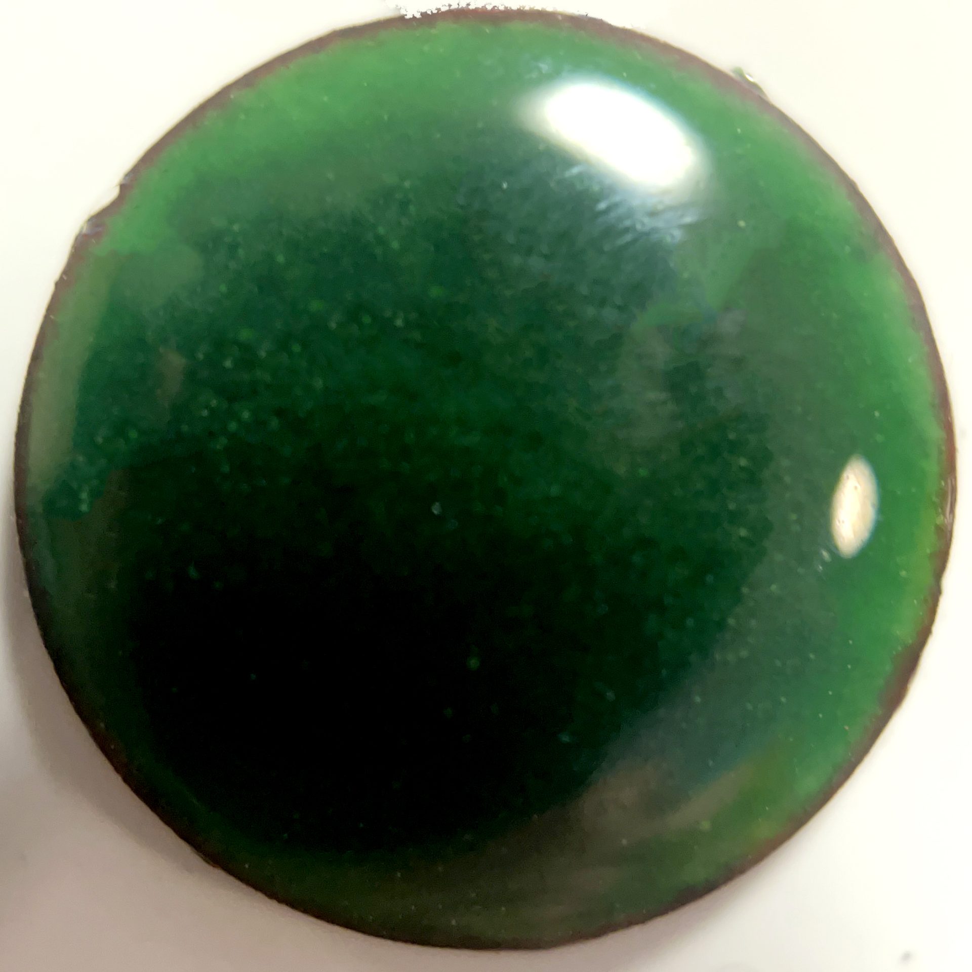 NEW!! Pearly's Enamel Powder No. 457 Transparent Dark Silver Green 3oz. (85gr.) Great for torch/kiln/Cloisonné and Wet Packing Enameling