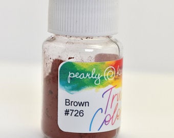 True Colors Paints For Enamels - Brown 726, Lead Free