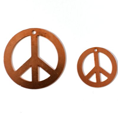 313# Peace Copper Blank - 24 Gauge, Solid