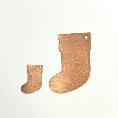 Christmas Santa Socks Copper Blanks #76