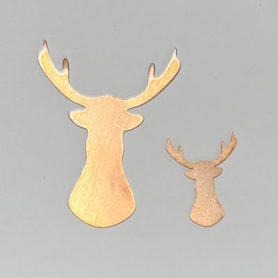 99# Christmas dear Copper Blanks