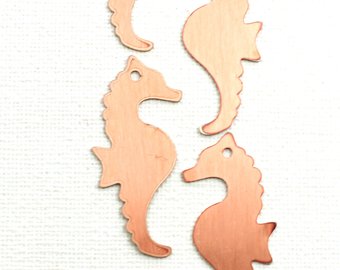 45 Seahorse Copper Blanks