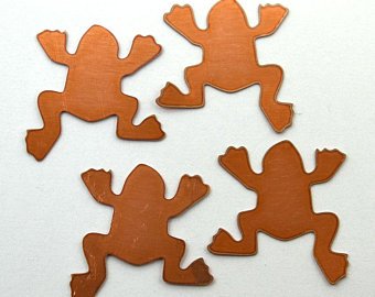 Frog copper blanks