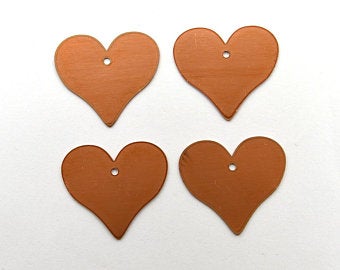 #149 Heart Copper Blanks 24ga.