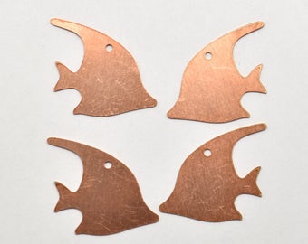 Fish copper blanks