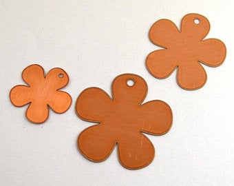 Flower copper blanks