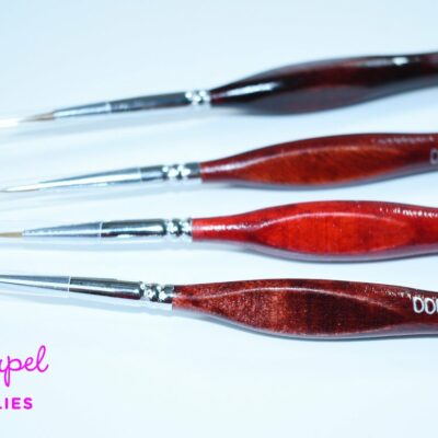 1pc Paint Brush Professional Animal Hair Detail Small Brushe