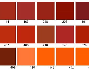 Pearly's Enamel Powder Red & Orange Collection 3oz. (85gr.) Great for torch/kiln/Cloisonné and Wet Packing Enameling