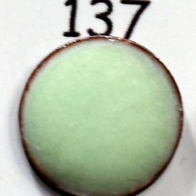 Pearly's Enamel Powder No. 137 Translucent Light Pale Green 3oz. (85gr.) Great for torch/kiln/Cloisonné and Wet Packing Enameling