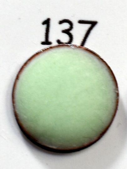 Pearly's Enamel Powder No. 137 Translucent Light Pale Green 3oz. (85gr.) Great for torch/kiln/Cloisonné and Wet Packing Enameling