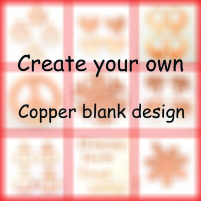 Custom your shape, copper disc, round disc,stamping blank, personalized disc,, copper blank,raw copper,pack of 100, jewelry supplies