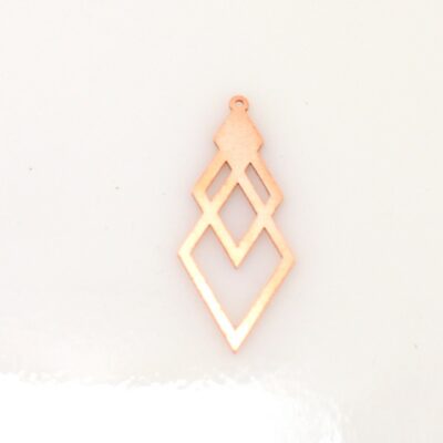 #440 Geometric Copper blank - 24 Gauge, Solid