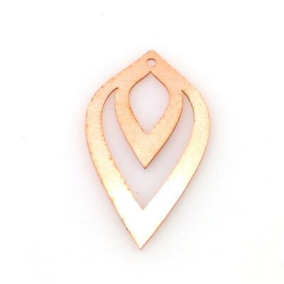 459 Drop Copper blank - 24 Gauge, Solid