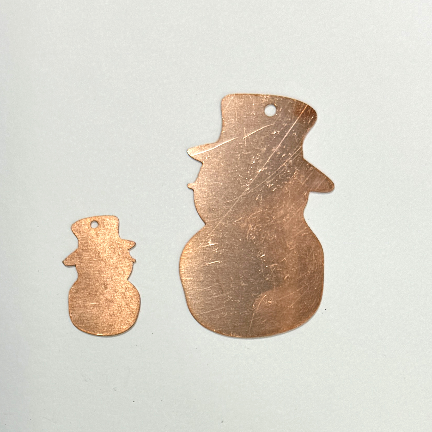 78# Christmas Snowman Copper Blanks