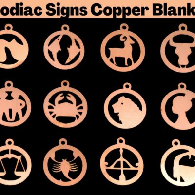 Zodiac Signs Copper Blanks 24ga.