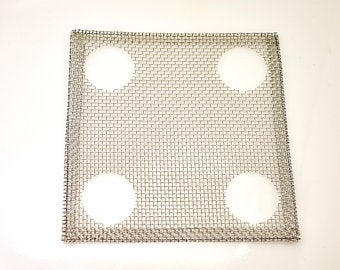 0.5mm strong high quality Wire mesh net 6*6 with 4 holes for Torch Fired Enameling