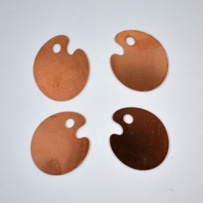 #637 Painter Pallet Copper Blanks