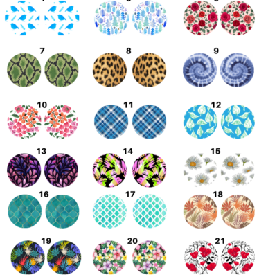 1019 Circle Ceramic decals - Enamel Decal - Fusible Decal - Glass Fusing Decal ~ Waterslide Decal