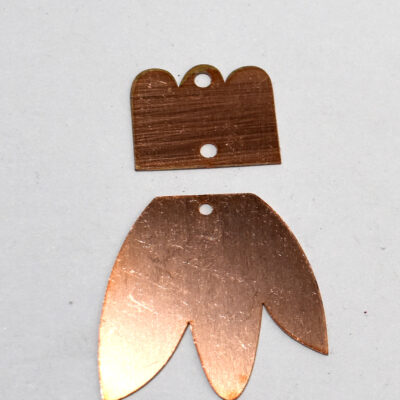 #784 Abstract Copper Blanks