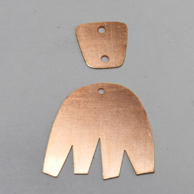 #787 Abstract Copper Blanks
