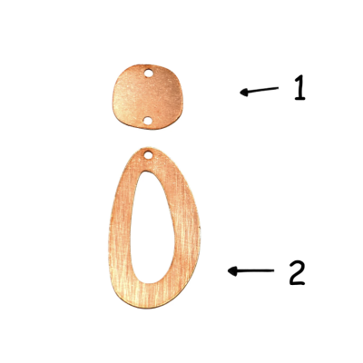 #742 Abstract Copper Blanks