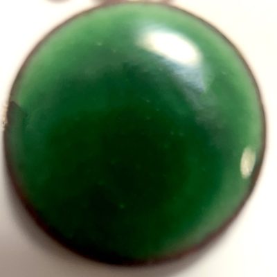 Pearly's Enamel Powder No. 325 Transparent Bright Green 3oz. (85gr.) Great for torch/kiln/Cloisonné and Wet Packing Enameling