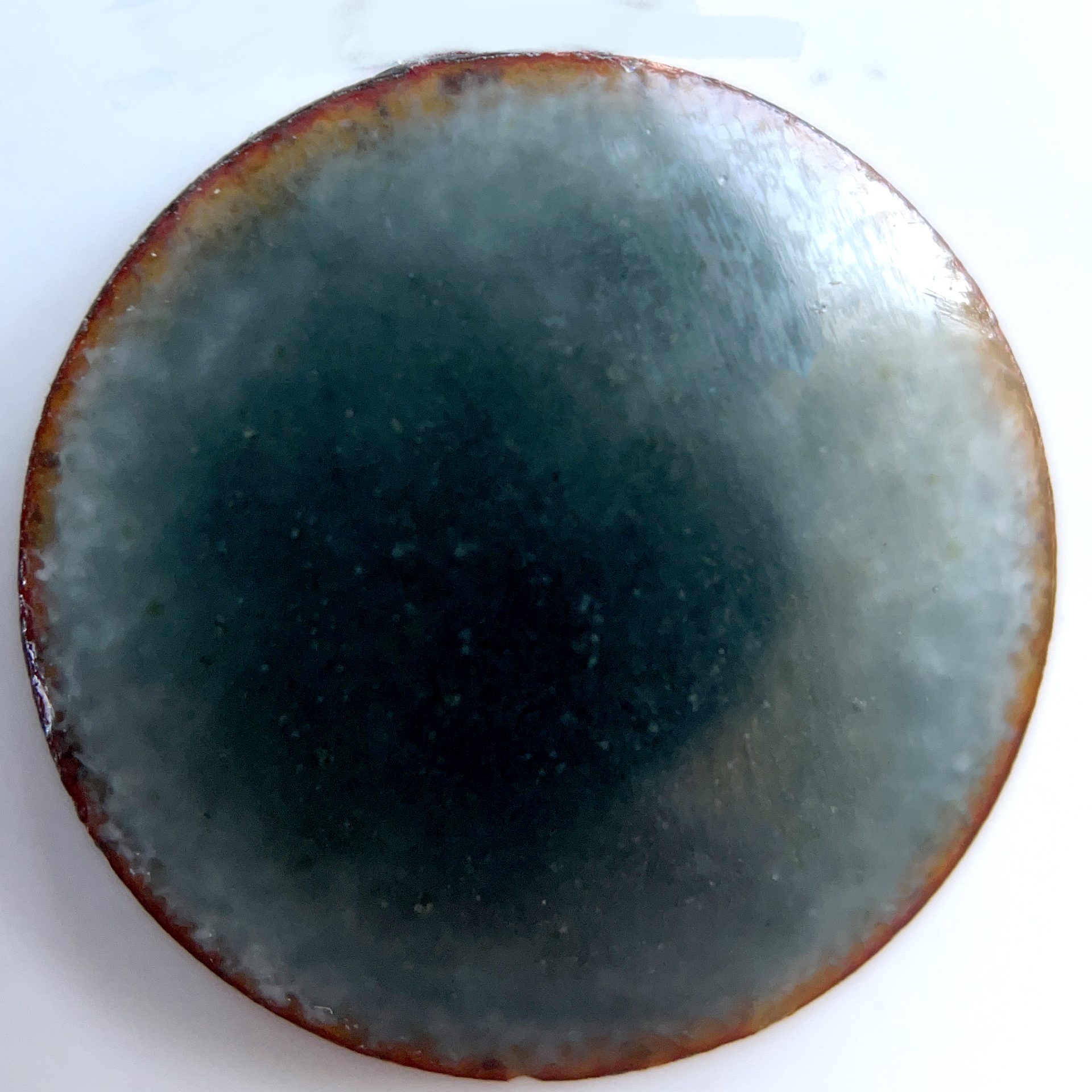 New!!! Pearly's Enamel Powder No. 329 Transparent Dark Gray Greige 3oz. (85gr.) Great for torch/kiln/Cloisonné and Wet Packing Enameling