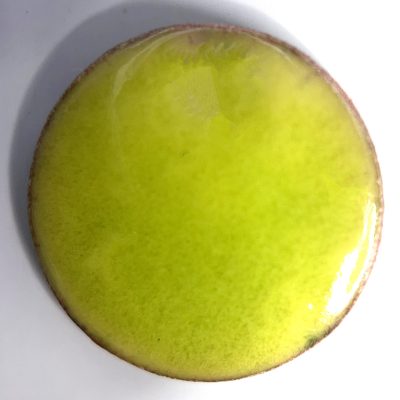 Pearly's Enamel Powder No. 360 Translucent Light Green Yellow 3oz. (85gr.) Great for torch/kiln/Cloisonné and Wet Packing Enameling Active Restock requests