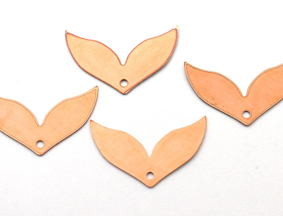85# Wings copper blank, stamped enamel , solid copper, enamel, stamping blank, personalized , , copper blank, raw copper Active Restock requests