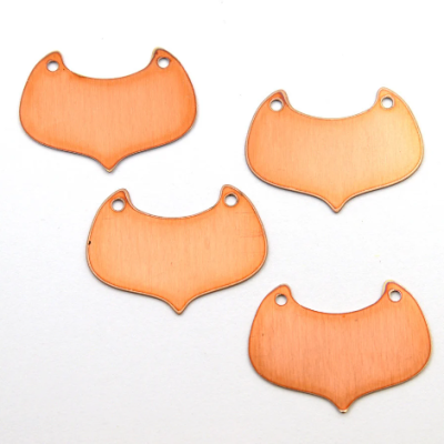 109# Half circle copper blank , stamped, solid copper, round disc, stamping blank, personalized disc, , copper blank, raw copper Active Restock requests: 0